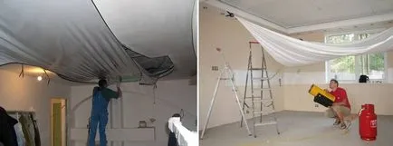 A sorozat javítások egy szobában egy szakaszon mennyezeti szakaszában a munka, milyen stádiumban, és a (feszültség) A sorozat javítások egy szobában egy szakaszon mennyezeti szakaszában a munka, milyen stádiumban csinálni, és