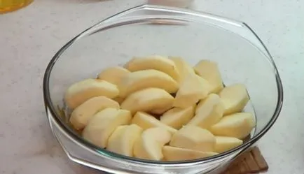 Inkrementális recept finom almás pite torta (cake) Lépésről lépésre recept egy finom almás pite almás pite