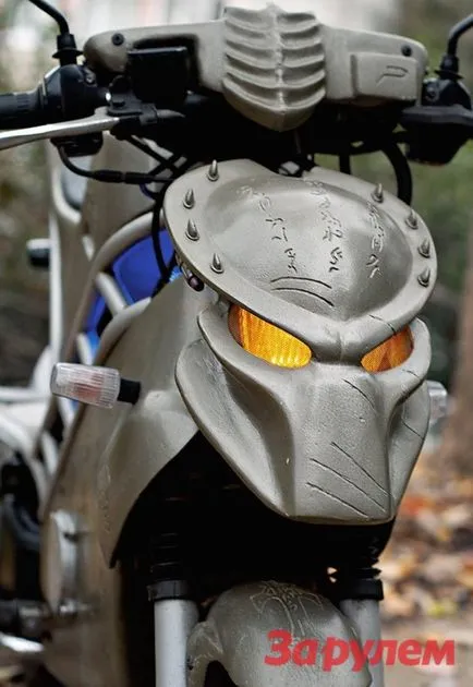 Kapcsolja be a robogó egy motorkerékpár a kezével - az eredmény (fotó) (az eredmény (fotók)) Kapcsolja be a robogó egy motorkerékpár a kezével - az eredmény a (fotók)