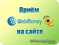 Recepció WebMoney online