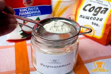 Sütőpor A tésztához a kezével