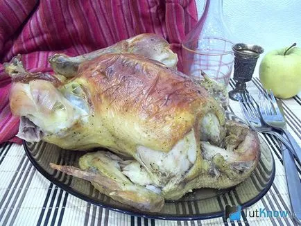 Recept töltött csirke almával