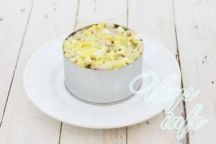 Saláta füstölt csirke és kukorica - recept fotókkal (csirke) Saláta füstölt csirke és kukorica - a recept egy fotó
