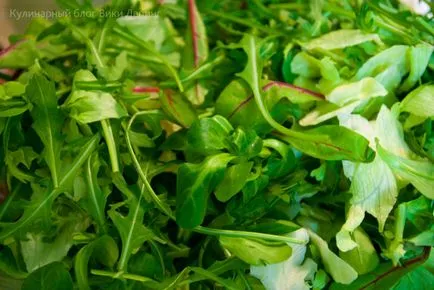Saláta olajbogyó és koktélparadicsommal, recept fényképpel (saláta) Saláta olajbogyó és koktélparadicsommal, a recept egy fotót