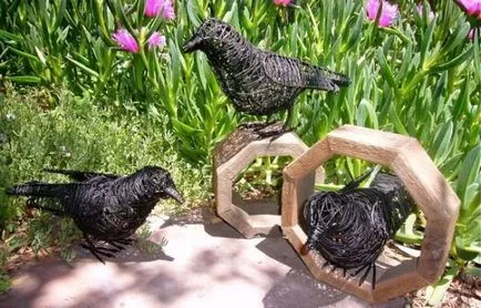 A legszokatlanabb kertben figurák függvényében választhatók a stílus kert, anyagok (fa,