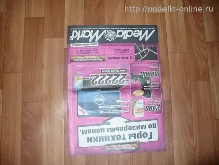 Házi kalap az újság egy perc alatt