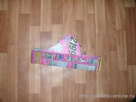 Házi kalap az újság egy perc alatt