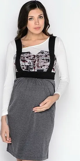 Dress irodai ügyes kombinációja, vonzó megjelenés