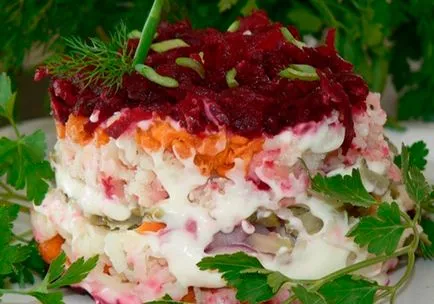 Herring alatt bunda - a legjobb receptek a hering alatt bunda a (terhesség) Hering alatt bunda - a legjobb receptek egy hering alatt bunda