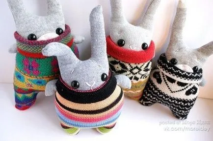 Varrni a gyerekekkel együtt új játékok a régi zokni, kézműves (régi) Varrni a gyerekekkel együtt új játékok a régi zoknit, kézműves