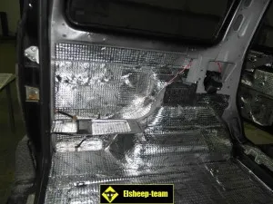 Hangszigetelés UAZ Patriot kezek - Fotó és videó (zajszigetelés) Hangszigetelés UAZ Patriot kezek - fotó és videó