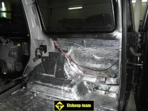 Hangszigetelés UAZ Patriot kezek - Fotó és videó (hazafi) Hangszigetelés UAZ Patriot kezek - fotó és videó