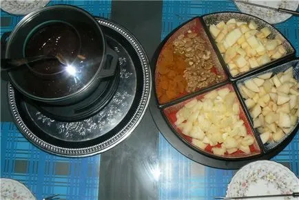 Csokoládé fondü egy lépésről lépésre recept fotók