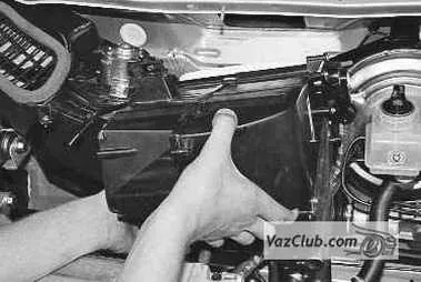 Eltávolítás és fűtőelem szerelési Lada Priora (Lada Priora)