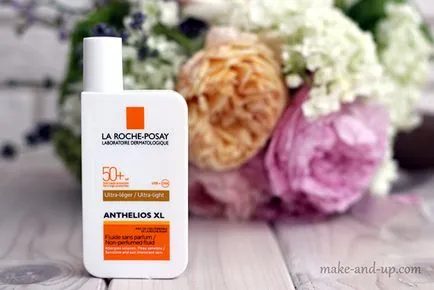 Fényvédő Arc La Roche-Posay Anthelios xl SPF 50 folyadék - áttekintés és visszajelzés, hogy - (eszközt) Fényvédő Face La Roche-Posay Anthelios XL SPF 50 fluid - áttekintés és visszajelzés, hogy -