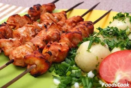 Zamatos nyárs csirke majonéz recept egy fotó