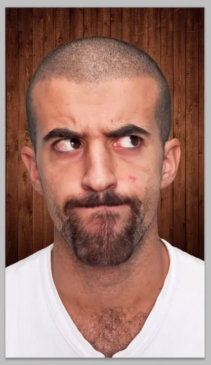 Készítsen egy kollázs a Photoshop szórakoztató egy üres fej (Photoshop) Hozzon létre egy szórakoztató kollázs Photoshop üres fej