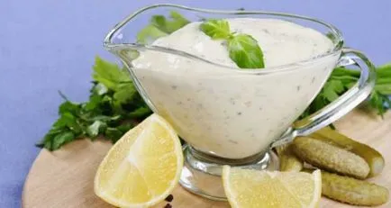 Pickles mártással készítmény receptet (készítmény) Mártással savanyúsággal összetételű recept