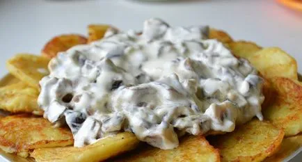 Gombával és burgonya recept burgonya gombával