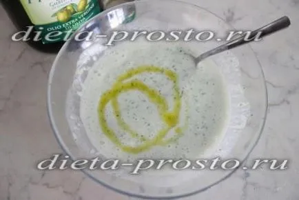 Tzatziki szósz - a szósz, snack joghurt uborka és a fokhagyma (fokhagyma) Tzatziki szósz - a szósz, snack joghurt uborkával és fokhagymával
