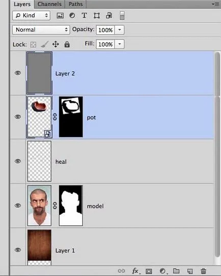 Készítsen egy kollázs a Photoshop szórakoztató egy üres fej (head) Hozzon létre egy szórakoztató kollázs Photoshop üres fej