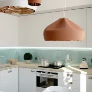 Glass kötény a konyhában kezével sajátosságait és szerelése - kuhnyagid - kuhnyagid