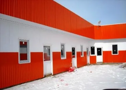 Kereskedelmi pavilonok építése, bevásárlóközpontok építését, fedett piacok, moduláris