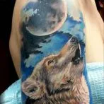 Wolf tetoválás jelenti vázlatok