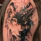 Wolf tetoválás jelenti vázlatok