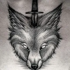 Tattoo farkas - azaz tetoválás vázlatok és fényképek (képek) Tattoo farkas - érték tetoválás minták és képek