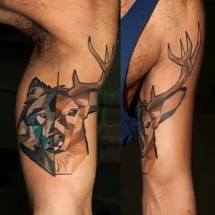 Tattoo farkas - érték tetoválás minták és képek (bélyegképek) Tattoo farkas - érték tetoválás minták és képek