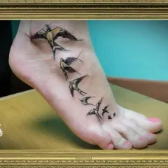 Tattoo fecske - érték tetoválás minták és képek