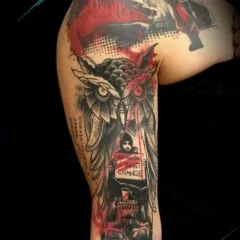 Tattoo farkas - érték tetoválás minták és képek (bélyegképek) Tattoo farkas - érték tetoválás minták és képek
