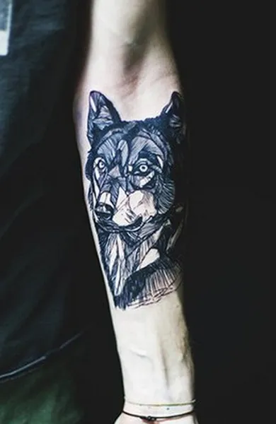 Tattoo farkas - azaz tetoválás vázlatok és fényképek (tetoválás) Tattoo farkas - érték tetoválás minták és képek