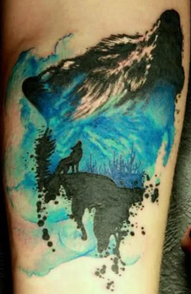Tattoo farkas - azaz tetoválás vázlatok és fényképek (farkas) Tattoo farkas - érték tetoválás minták és képek