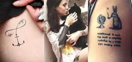 Tetoválás a lányok, azok helyét és értékét (tetoválás betűkkel lányoknak) Tetoválás a lányok, azok helyét és értékét
