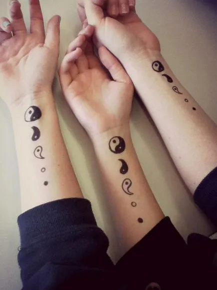 Tattoo karján egy lány válasszon egy képet