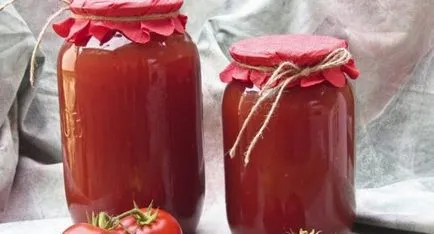 Paradicsomlé a téli otthon recept, szakács, előkészíti, paradicsom, darált (recept) Paradicsomlé a téli otthon recept, szakács, készít, paradicsom, darált,