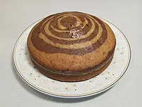 Zebra torta - a recept egy fotó
