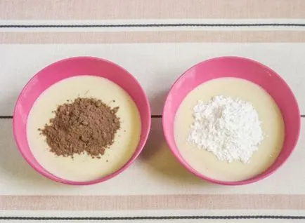 Zebra torta - a recept lépésről lépésre képekkel otthon tejföl