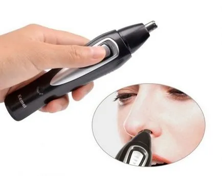 Trimmer szőrtelenítési az orrban