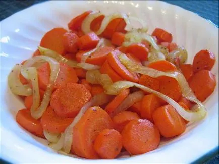 Párolt sárgarépa előkészítése és mi van kiegészítve