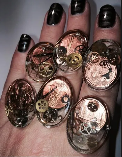 steampunk ékszer