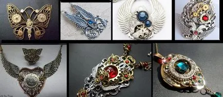 steampunk ékszer