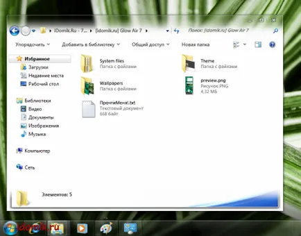 Telepítése témák Windows 7 és Vista
