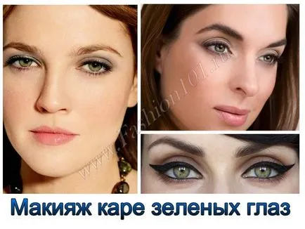 Magnificent körökre smink zöld szeme, fotó és videó példák