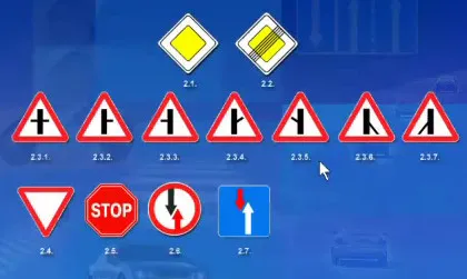 Tiltó jelek - magyarázat az SDA