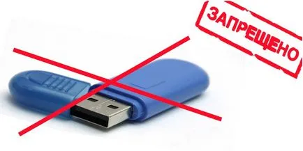 A tilalom használata USB meghajtók Windows operációs rendszer (betiltására használata USB-meghajtók) A tilalom a használata az USB meghajtót a Windows operációs rendszer