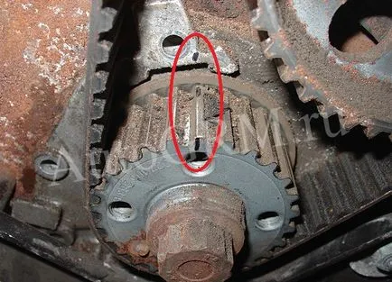 Cseréje a vezérműszíj Audi A4 1 8t