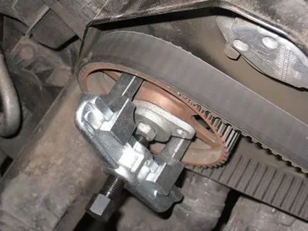 Cseréje a vezérműszíj Audi A6 felváltó vezérműszíjat a audi